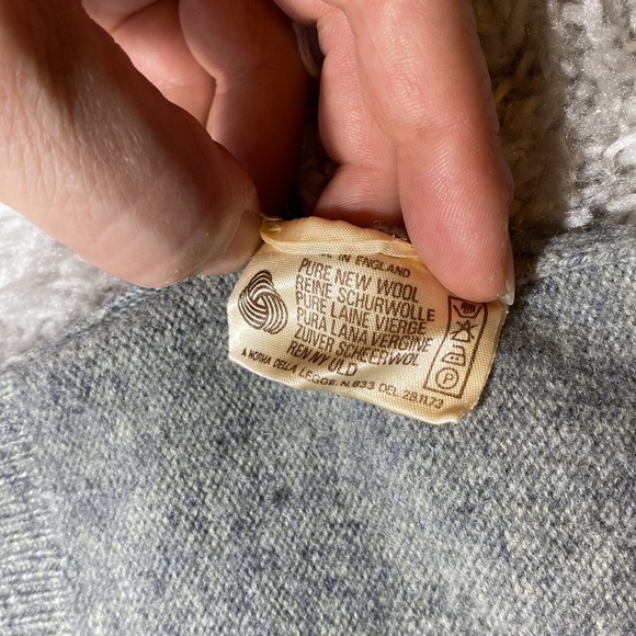 Vintage Wool Menswear Sweater Vest 100% Lambswool Made in England - Picture 11 of 16